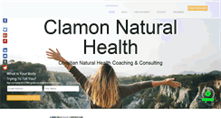 Desktop Screenshot of clamonnaturalhealth.com