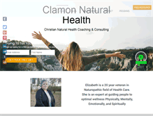 Tablet Screenshot of clamonnaturalhealth.com